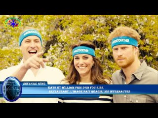 Kate et William pris d'un fou rire  restaurant, l'image fait réagir les internautes