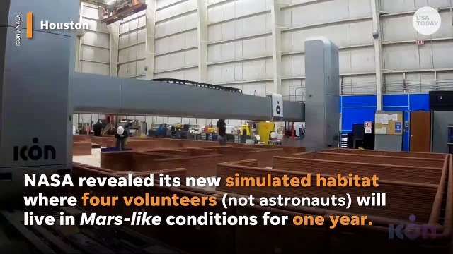 A Martian home -take a look!!! NASA unveils 3D-printed habitat for future Mars mission
