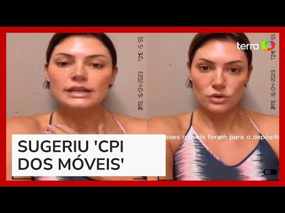 Michelle Bolsonaro fala sobre sumiço de móveis do Palácio da Alvorada e alfineta Lula