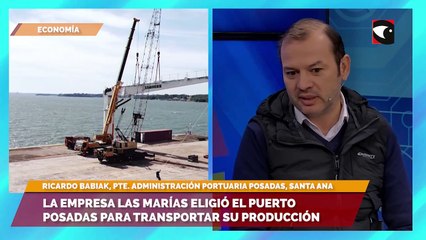La empresa Las Marías eligió el Puerto Posadas para transportar su producción