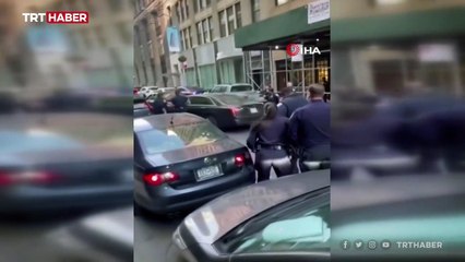 ABD'de dur ihtarına uymayan sürücü ortalığı birbirine kattı