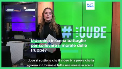 The Cube: utenti social condividono un video su Twitter, sostenendo che la guerra sia un falso