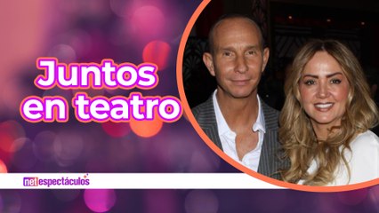 Andrea Legarreta y Erik Rubín juntos en 'Vaselina Timbiriche'
