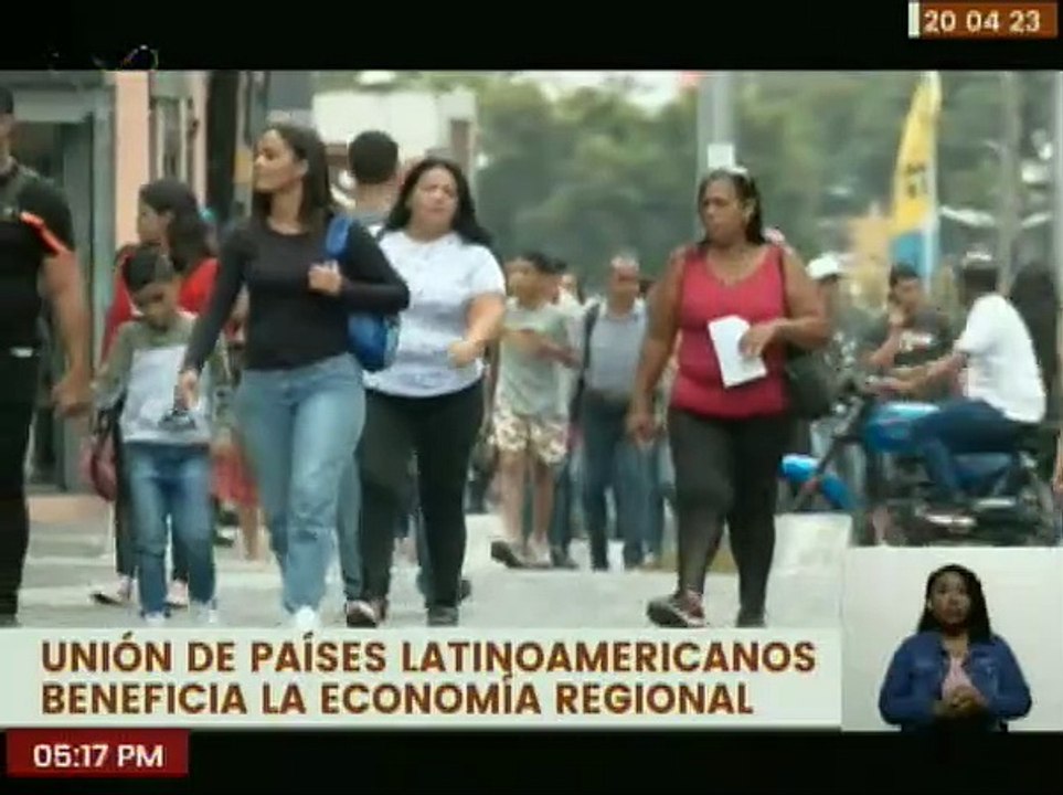 Venezolanos apoyan unión de países Latinoamericanos para beneficiar la economía regional