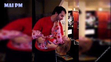 Funny Babies Moments - Cute Babies and Daddies Moments Compilation 2017