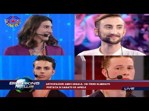 Anticipazioni Amici Serale, chi viene eliminato puntata di sabato 22 aprile