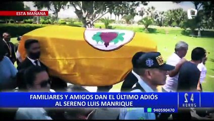 Download Video: Familia de Luis Manrique pide a las autoridades seguro de vida para serenos