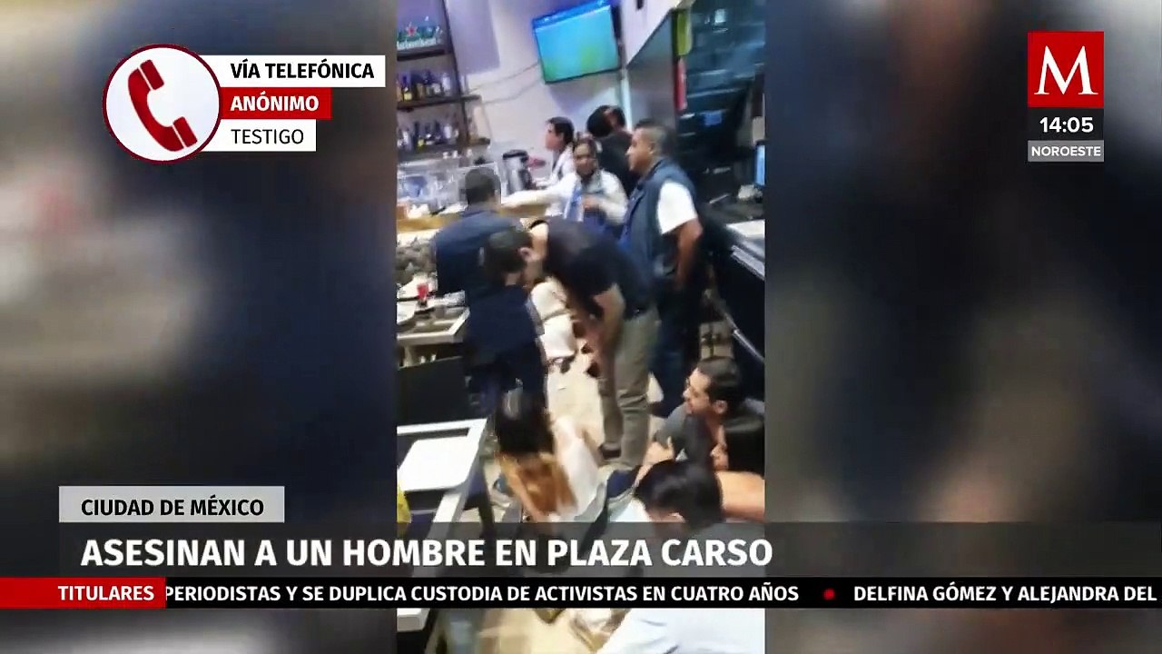"Nos tiramos al piso y comenzamos a arrastrarnos": testigo de balacera en Plaza Carso