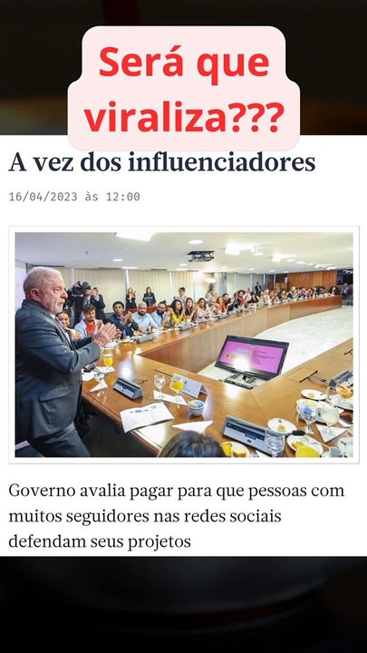 Influenciadores recebendo pelo governo, foguete explodindo, Shein e General 08/01! Notícias