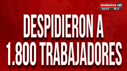 Despidieron a 1800 trabajadores de Garbarino