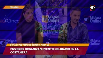 Pizzeros organizan un evento solidario en la costanera de Posadas el 28 y 29 de abril