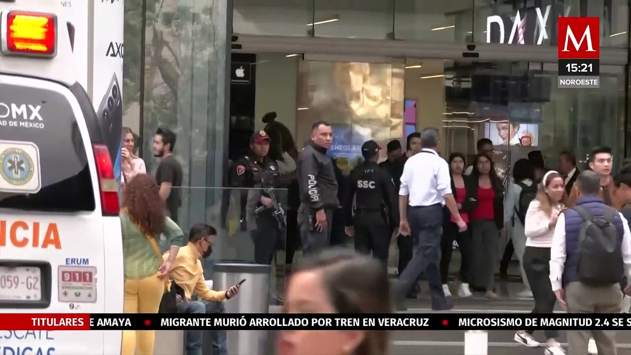 Víctima de Plaza Carso está vinculada a la delincuencia organizada