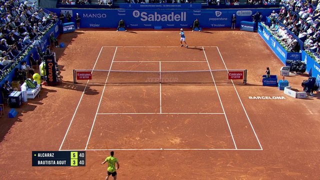 Alcaraz v Bautista Agut | ATP Barcelona Open | Match Highlights