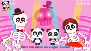 Baby Panda's Amazing Trip | Skeleton Dance | Learn Body Parts | Learning Video for Kids | BabyBus