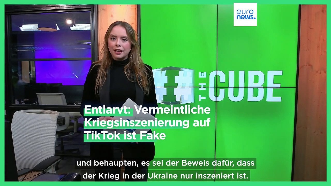 #TheCube entlarvt: Vermeintliche Kriegsinszenierung auf TikTok ist ... ein Film