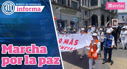 Participan mil personas en Marcha por la paz