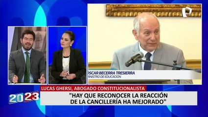 Lucas Ghersi: "Hay que debatir el retiro del Perú de la Comisión Interamericana de Derechos Humanos"