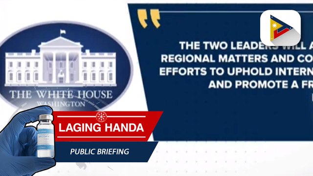 Kinumpirma ng White House ang nakatakdang bilateral meeting nina US Pres. Joe Biden at Pang. Ferdinand R. Marcos Jr.