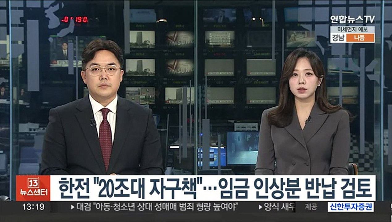 한전 "20조대 자구책"…임금 인상분 반납 검토