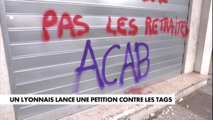 Lyon : il lance une pétition contre les tags