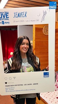 Le coulisses du concert de Jenifer aux 2 Alpes