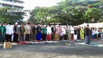 Jemaah Membludak di Masjid At-Taqwa Muhammadiyah Laksanakan Sholat Idulfitri Sampai Dua Kloter