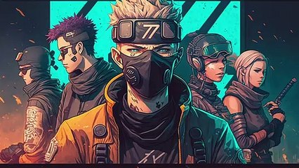 Naruto as a Cyberpunk Subgenre by AI