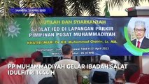 Situasi Pelaksanaan Salat Idulfitri di PP Muhammadiyah Menteng