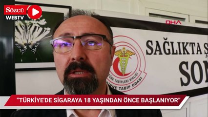 "Türkiye'de sigaraya başlama yaşı 18 yaşın altına düştü"