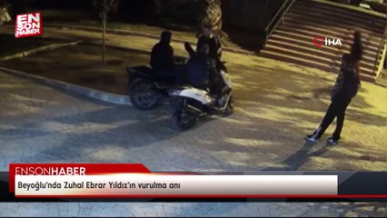 Beyoğlu'nda Zuhal Ebrar Yıldız'ın vurulma anı