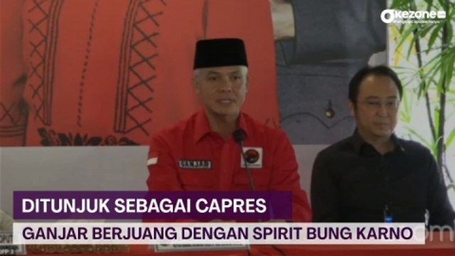 Ditunjuk PDIP sebagai Capres 2024, Ganjar Pranowo akan Berjuang dengan Spirit Bung Karno