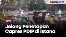 Jelang Penetapan Capres PDIP Rombongan Datang ke  Istana Batu Tulis, Ganjar Pranowo Diisukan Datang