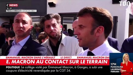 "Vous ne me laissez pas parler" : Emmanuel Macron vivement interpellé, le ton monte