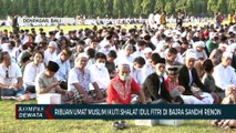 Ribuan Umat Islam Shalat Ied Di Bajra Sandhi Renon