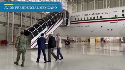 El presidente mexicano dice que la venta del avión presidencial se destinará a hospitales