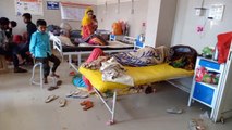 सफाई​कर्मियों ने की हड़ताल, अस्पताल में पसरी गंदगी