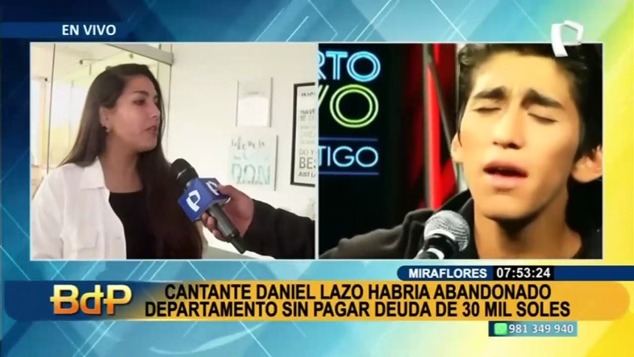 Daniel Lazo: cantante dijo que dejaría departamento, pero no entrega las llaves