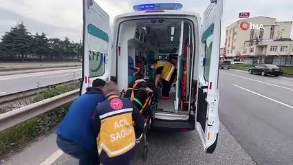 Bayram ziyaretine giden ailenin bulunduğu araç yan yattı: 3’ü çocuk 8 yaralı