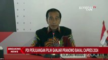 Pernyataan Presiden Jokowi Usai Ganjar Dideklarasikan Jadi Bacapres PDIP oleh Megawati