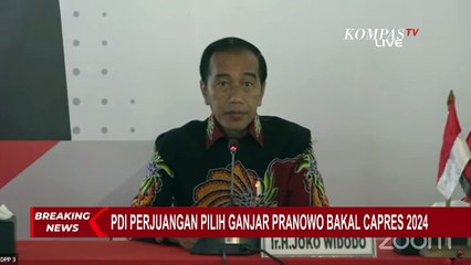 Download Video: Pernyataan Presiden Jokowi Usai Ganjar Dideklarasikan Jadi Bacapres PDIP oleh Megawati