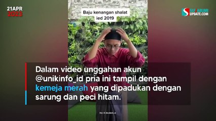 Sosok Pria yang Kesandung di Depan Emak-emak Waktu Sholat Idul Fitri Akhirnya Muncul