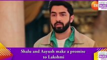 Bhagya Lakshmi spoiler_ Shalu and Aayush make a promise to Lakshmi
