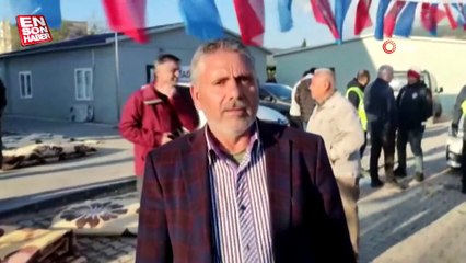 Gaziantep'te depremzededen Ahmet Davutoğlu'na tepki