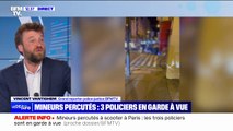 Mineurs percutés à scooter à Paris: trois policiers placés en garde à vue