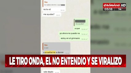 Lo invitó a dormir... ¡y él le recomendó que mire tutoriales en YouTube!