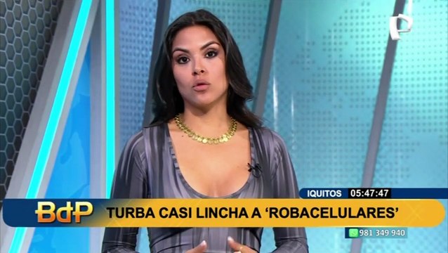 ¡Están hartos de los robos! Vecinos casi linchan a robacelulares en Iquitos