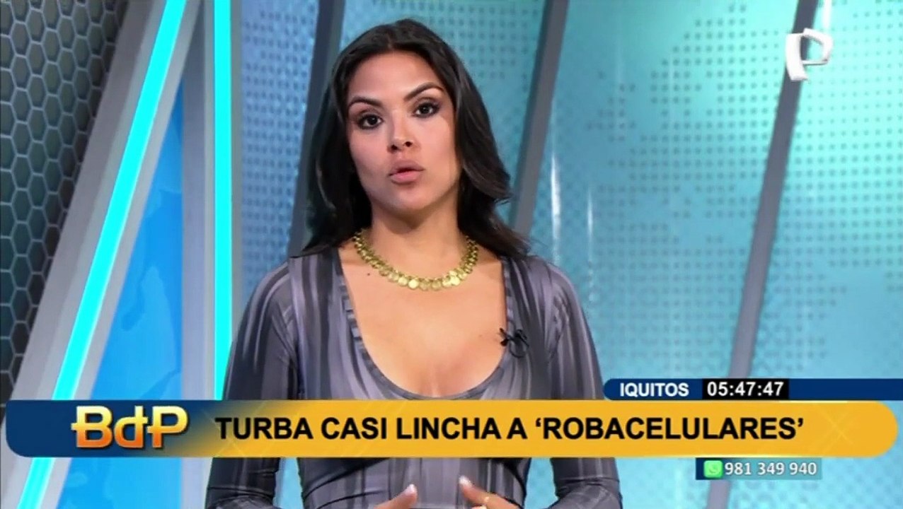 ¡Están hartos de los robos! Vecinos casi linchan a "robacelulares" en Iquitos