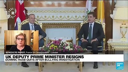 UK deputy PM Raab resigns after most bullying claims upheld