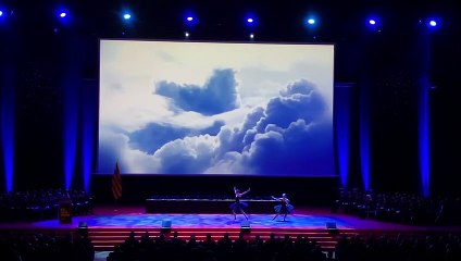 Un espectáculo de ballet en el Dia de les Esquadres