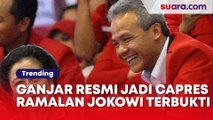 Ramalan' Capres Rambut Putih Jokowi Terwujud: Ganjar Resmi Diusung Jadi Capres PDIP